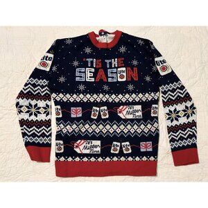 Miller Lite Tis The Season Ugly Christmas Sweater